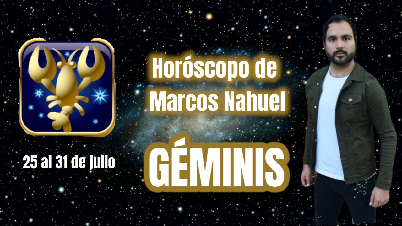 Géminis, horóscopo del 25 al 31 julio, por Marcos Nahuel