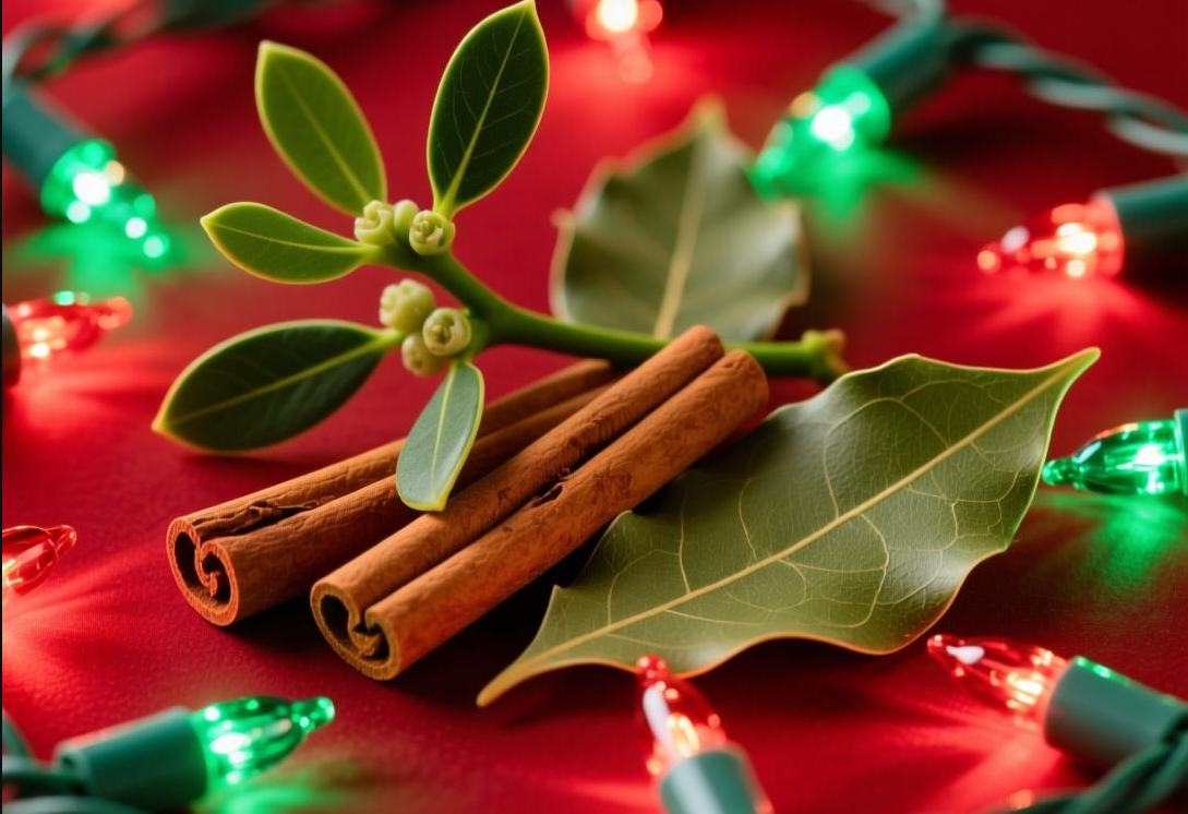 El poder espiritual del muérdago, la canela y el laurel en diciembre